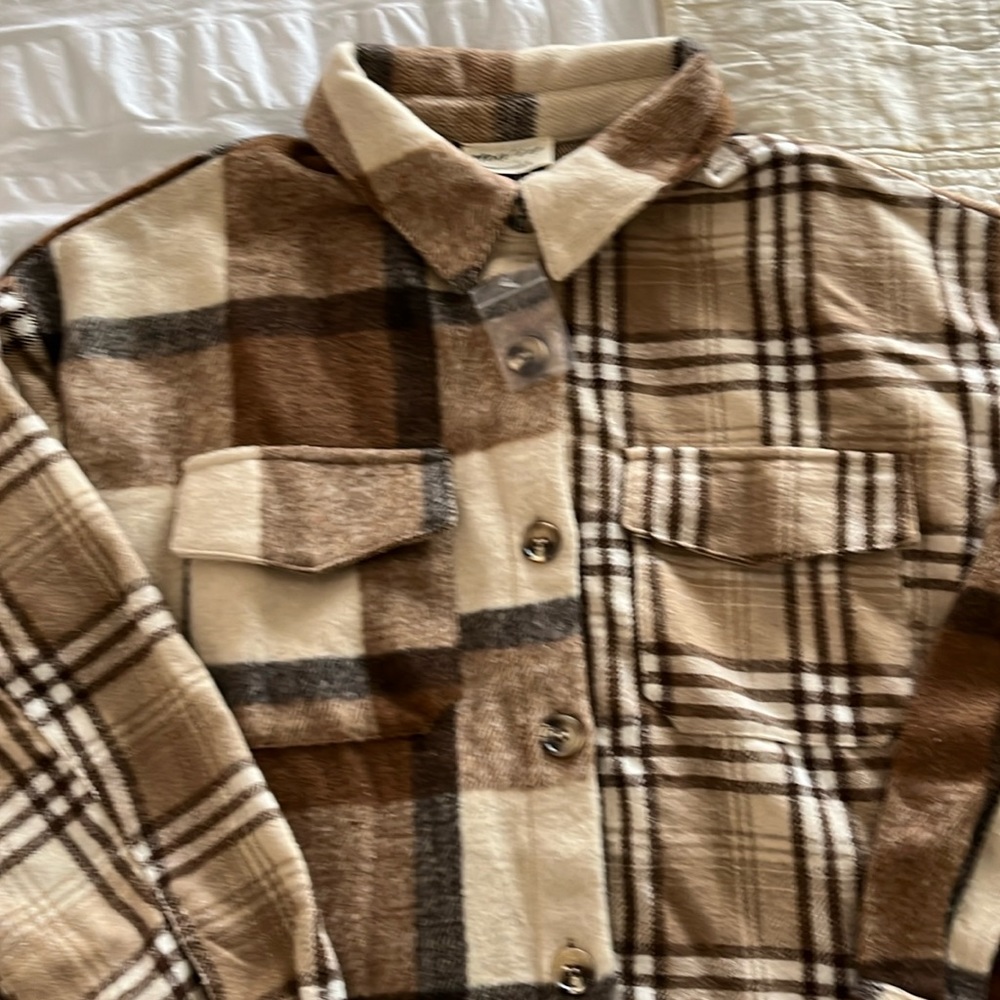 Flannel Plaid Overshirt